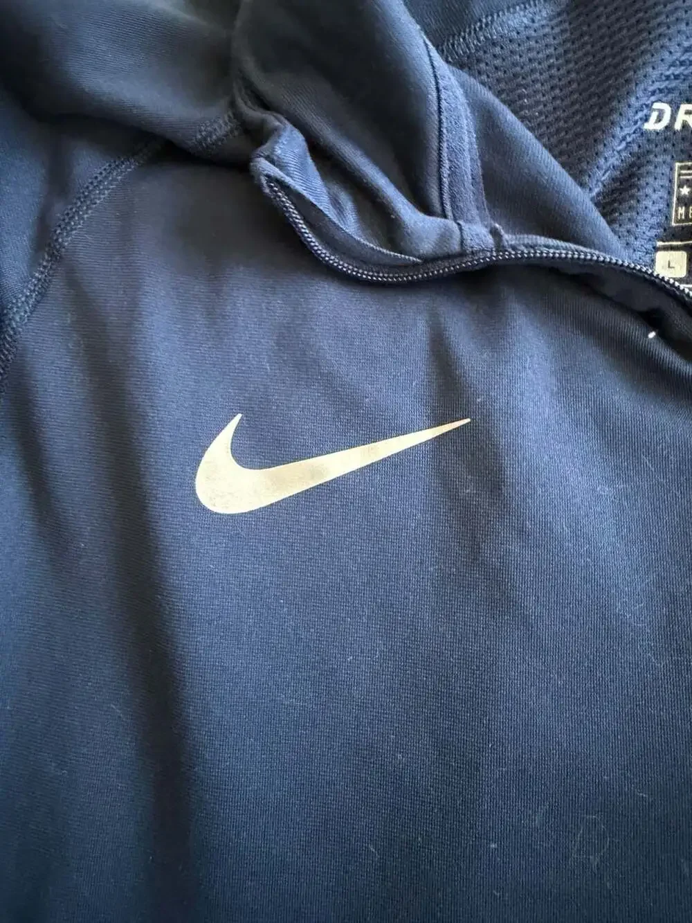 Nike Seattle Mariners MLB Dri-FIT 1/4 Zip Pullover Jacket Navy Blue Men's Size L